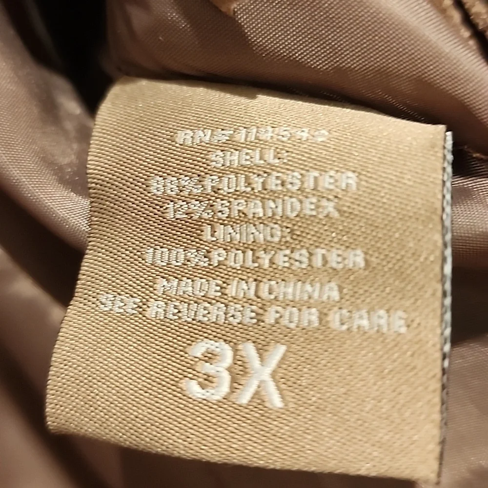 Jou Jou soft faux seude fringe mushroom jacket 3x - Picture 5 of 6